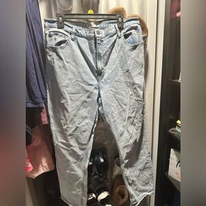 Abercrombie The 90’s Slim Straight Ultra High Rise jeans